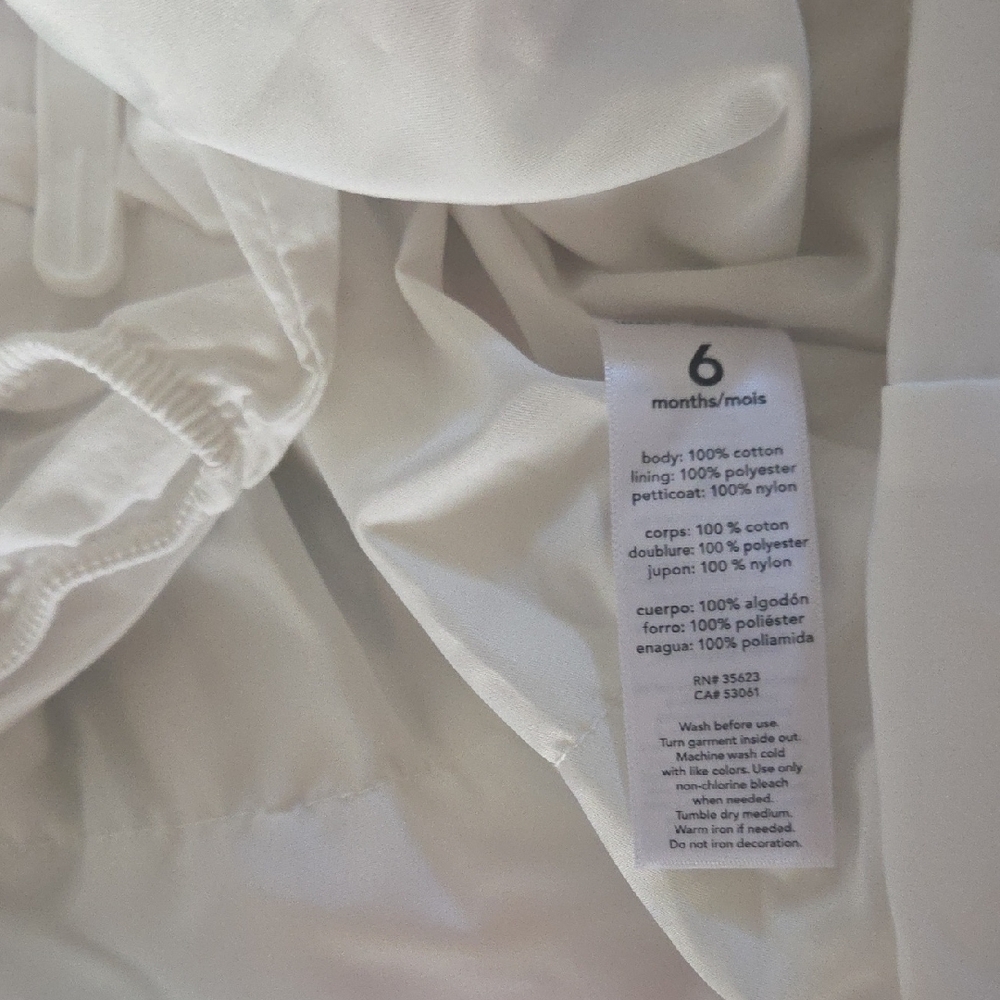 Carter's Infant Spring/Easter Dress with White Cardigan - Picture 7 of 8